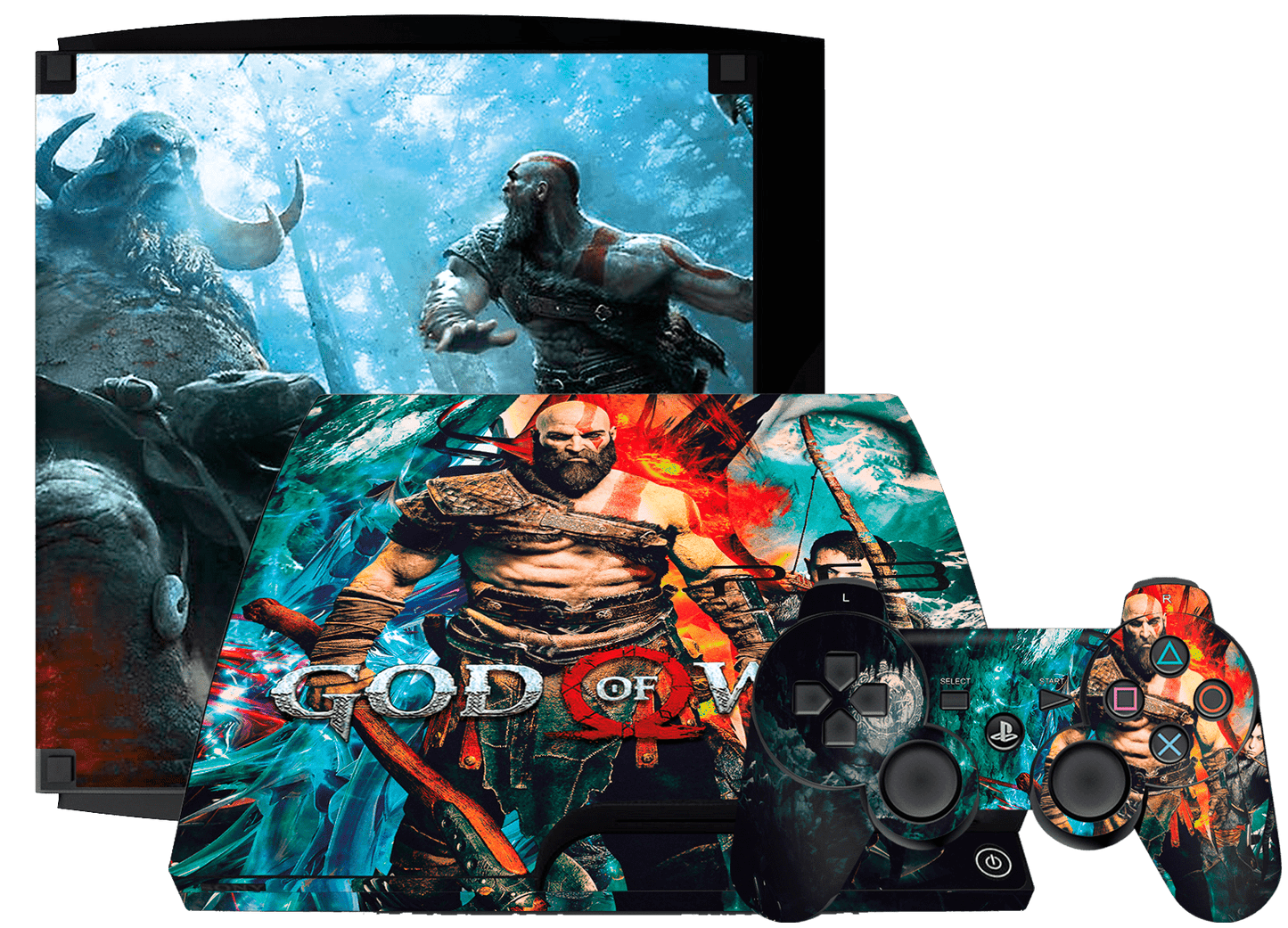 God of War PS3 Slim Bundle Skin