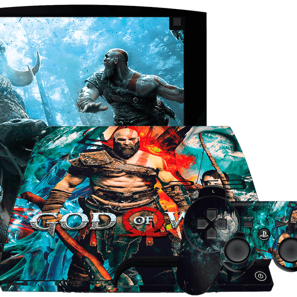 God of War Skin Playstation 3 Slim