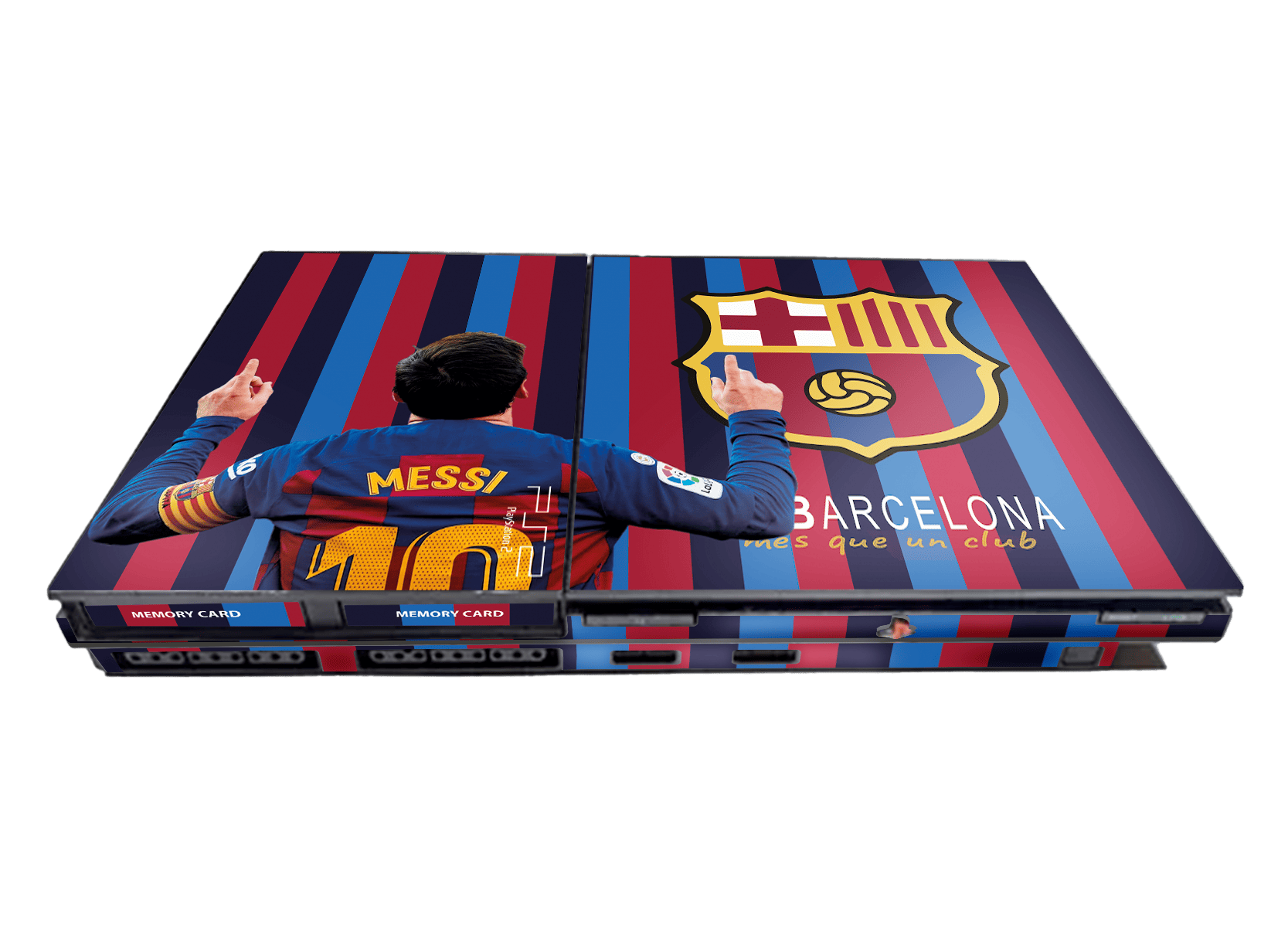 FC Barcelona Skin Playstation 2 Slim