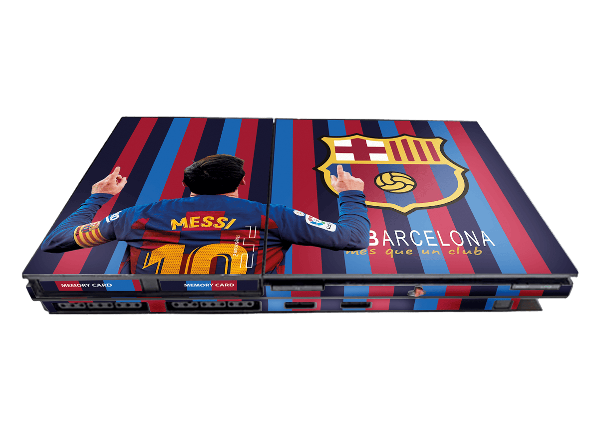 FC Barcelona Skin Playstation 2 Slim Xonebrand