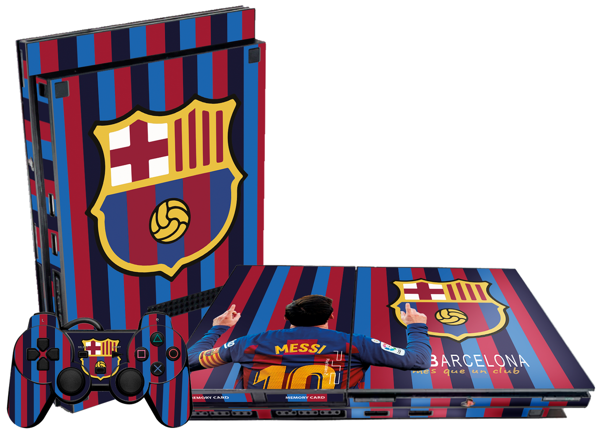 FC Barcelona Skin Playstation 2 Slim Xonebrand