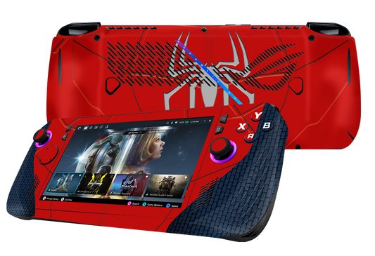 Spider-Man Asus Rog Ally X Handheld Gaming Computer Skin