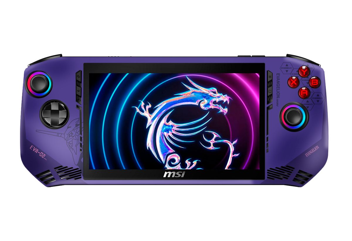 Evangelion Eva 01 Skin MSI Claw A1M Xonebrand