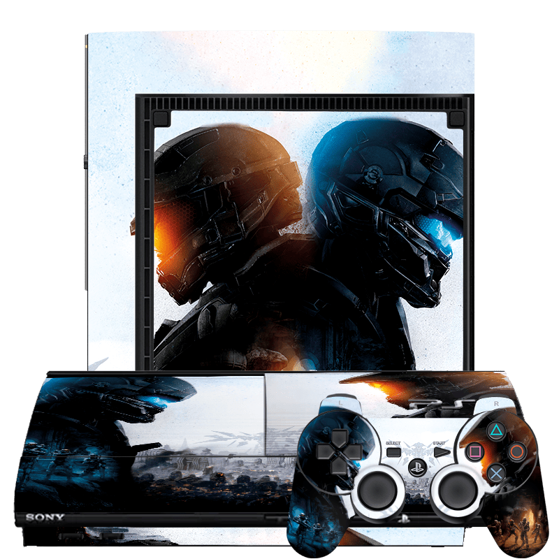 Halo Skin Playstation 3 Super Slim Xonebrand