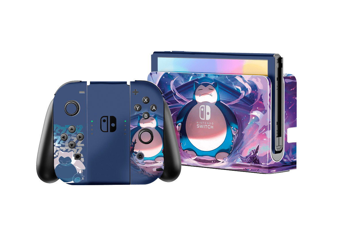 Pokemon Snorlax Skin Nintendo Switch OLED (2021)