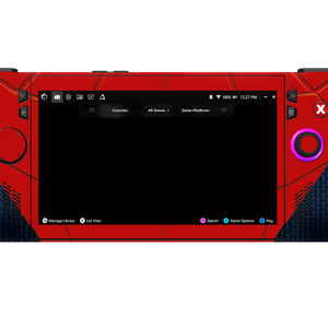 Spider-Man Asus Rog Ally X Handheld Gaming Computer Skin