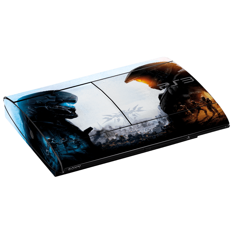 Halo Skin Playstation 3 Super Slim Xonebrand