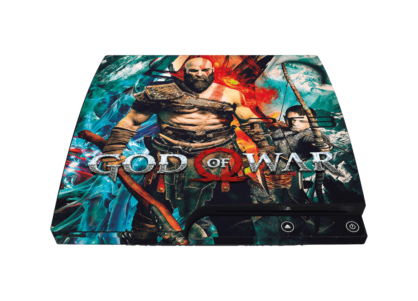 God of War PS3 Slim Bundle Skin