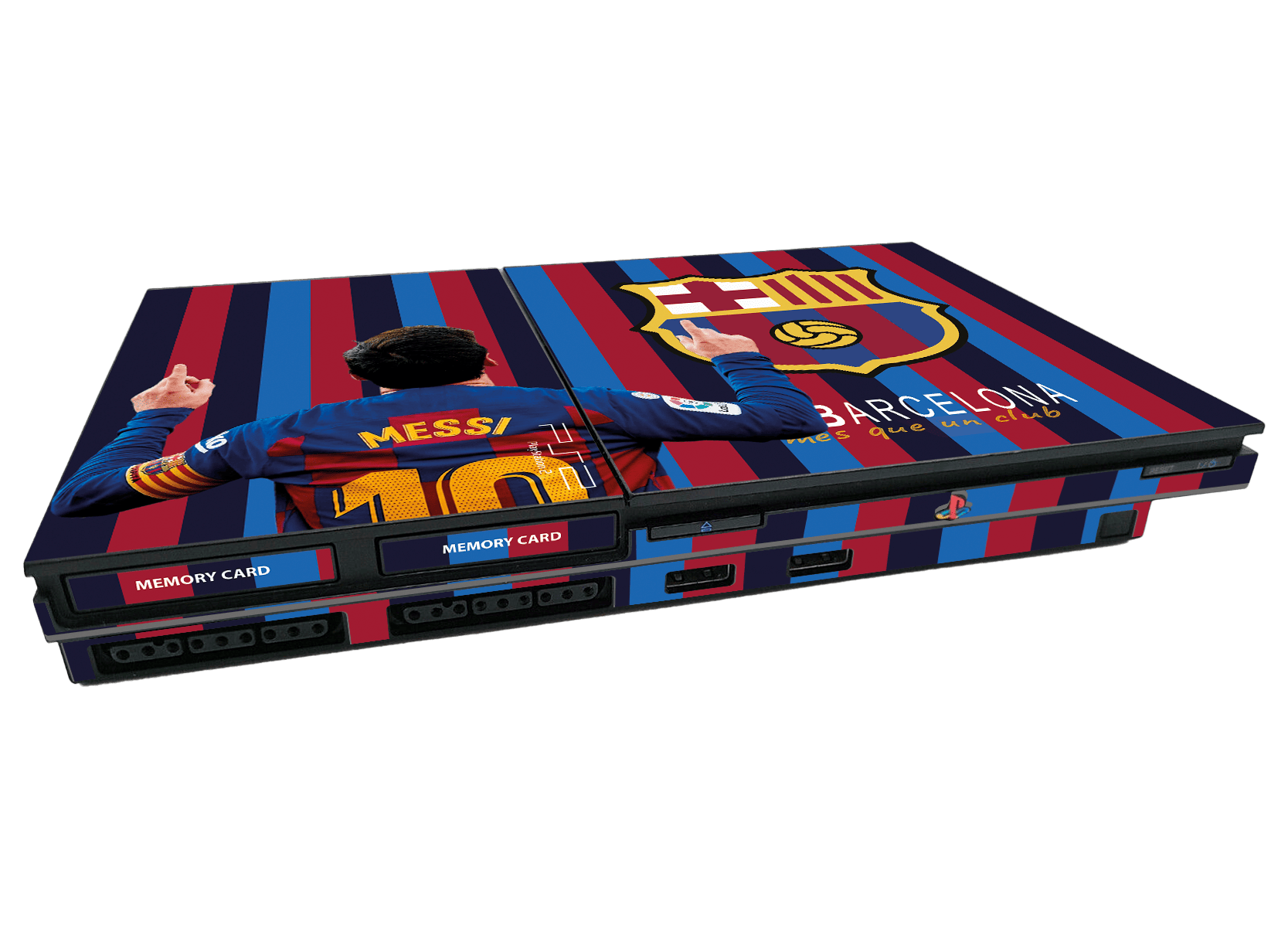 FC Barcelona Skin Playstation 2 Slim