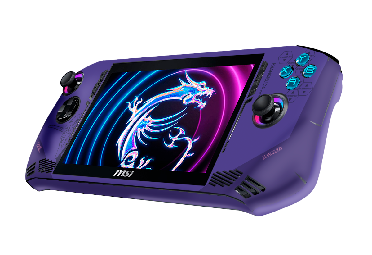 Evangelion Eva 01 Skin MSI Claw A1M Xonebrand
