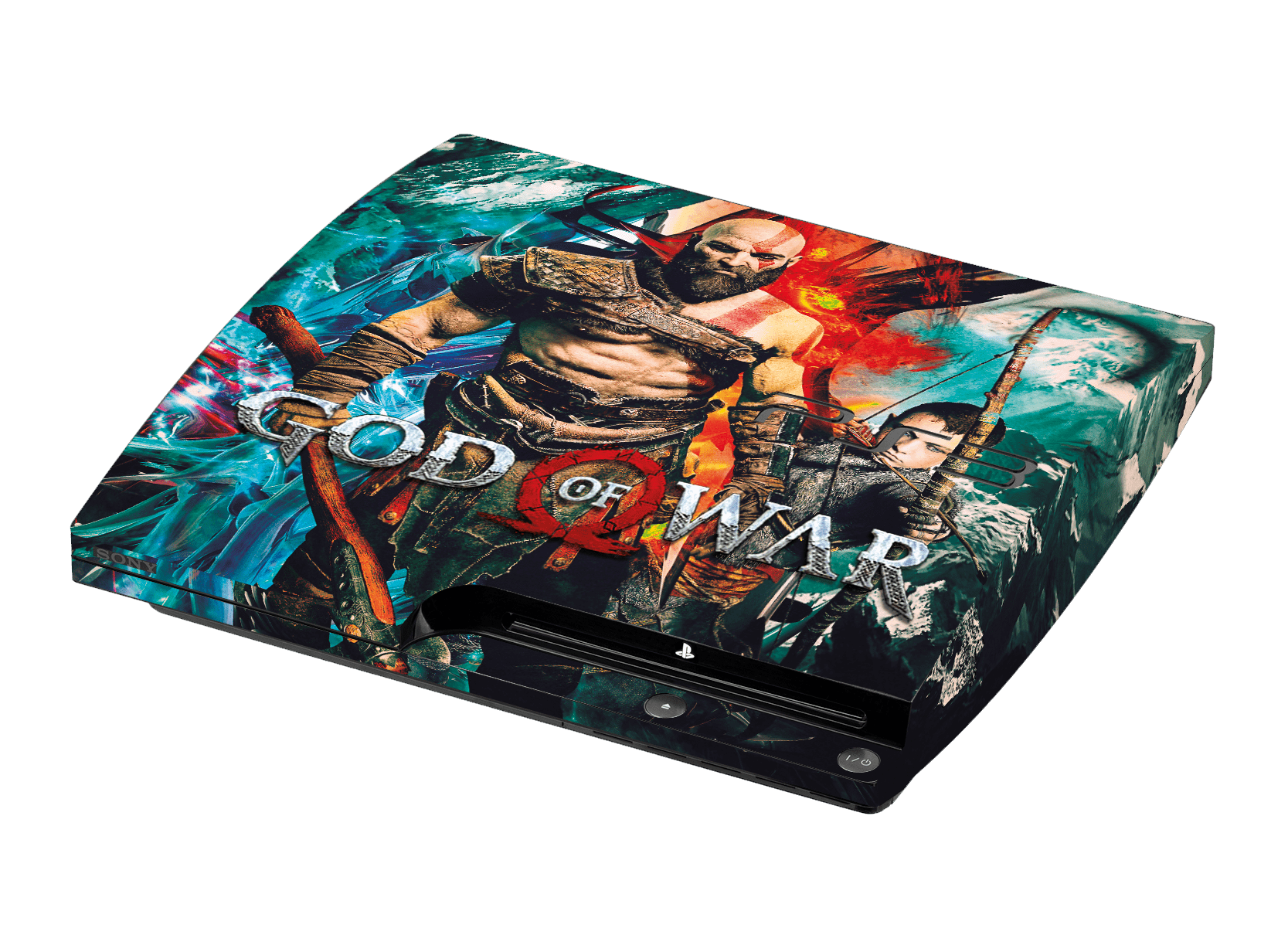 God of War Skin Playstation 3 Slim