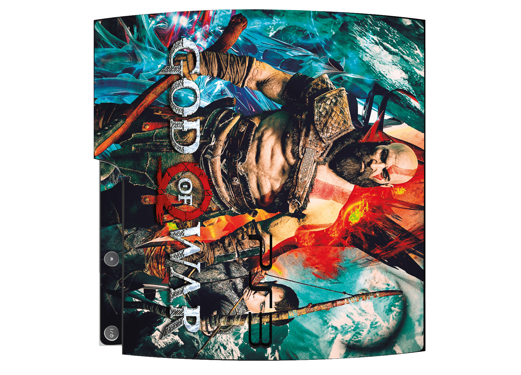 God of War Skin Playstation 3 Slim