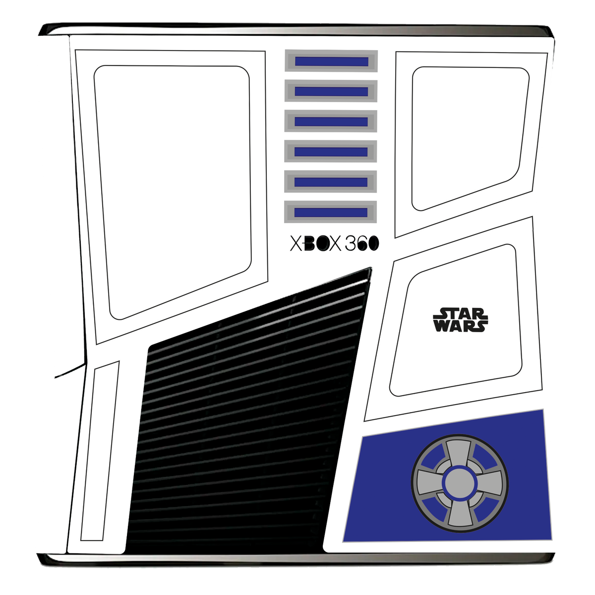 Star Wars R2-D2 Skin Xbox 360 Slim Xonebrand