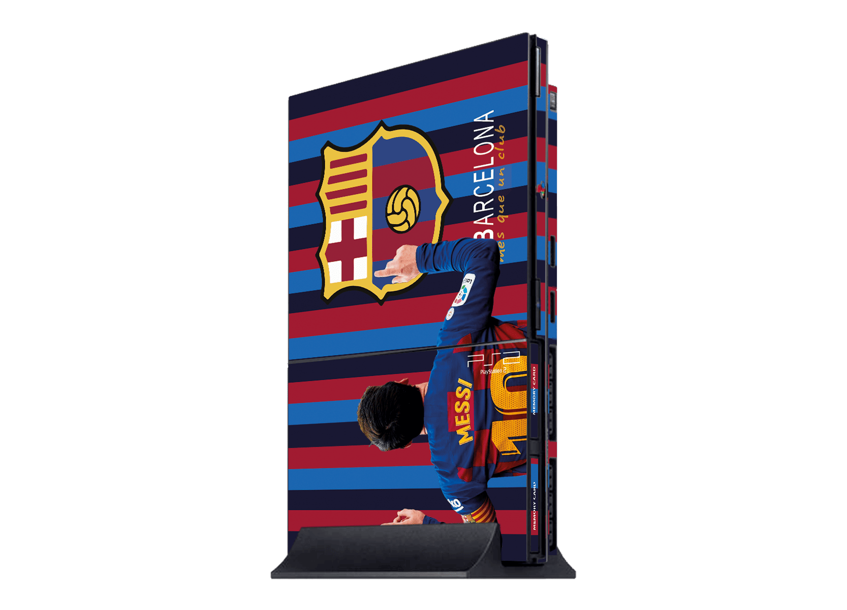 FC Barcelona Skin Playstation 2 Slim