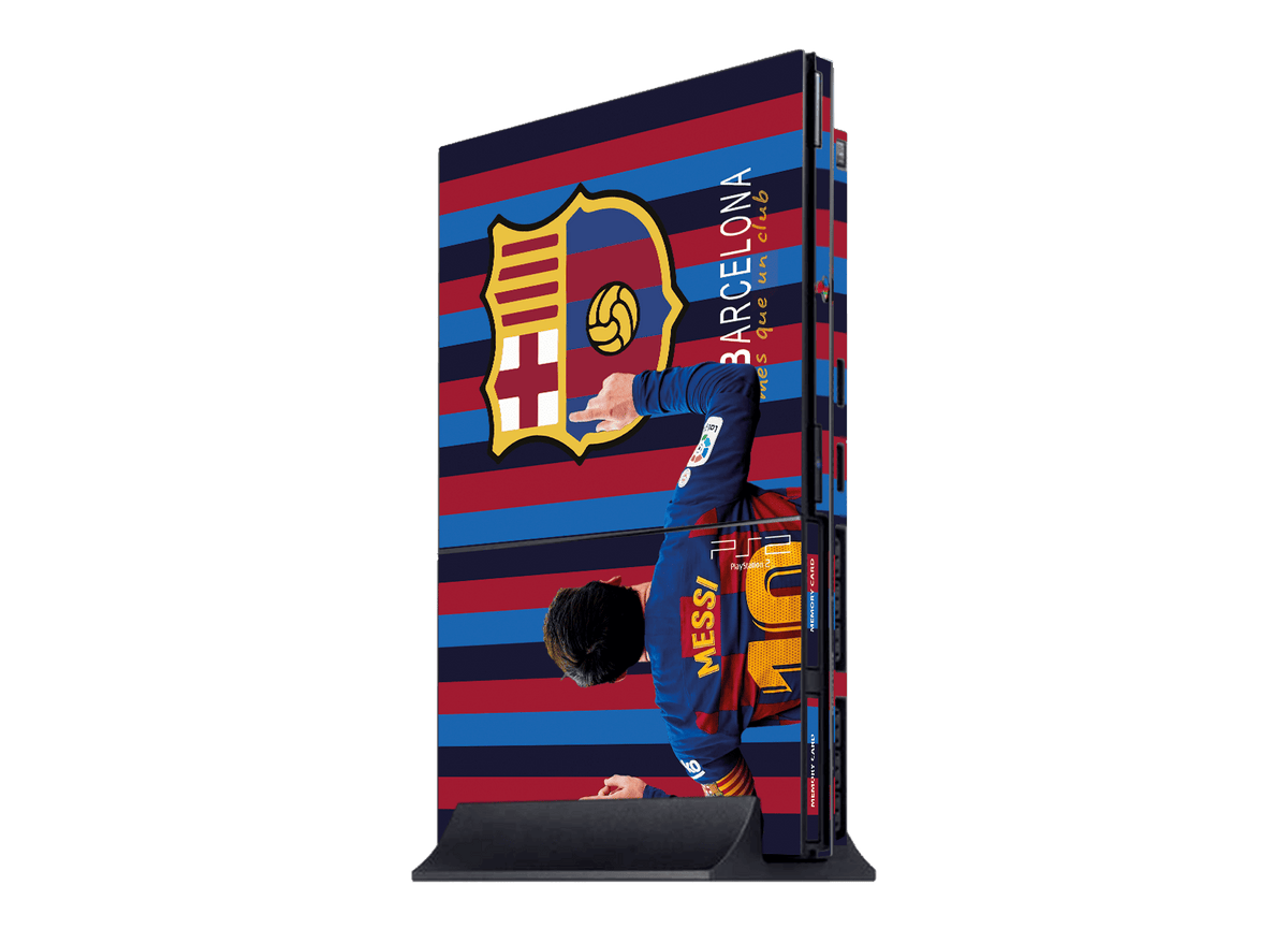 FC Barcelona Skin Playstation 2 Slim Xonebrand