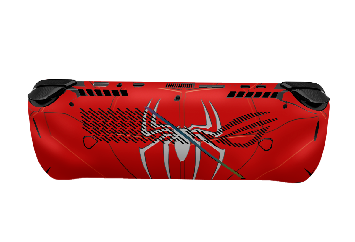 Spider-Man Asus Rog Ally X Handheld Gaming Computer Skin