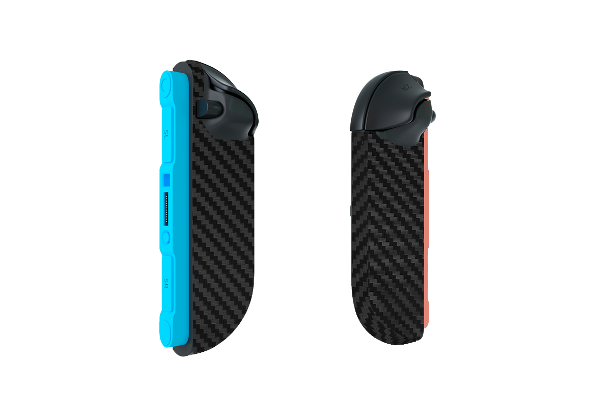 Fibra Carbono Negro Skin Nintendo Switch 2 (2025)