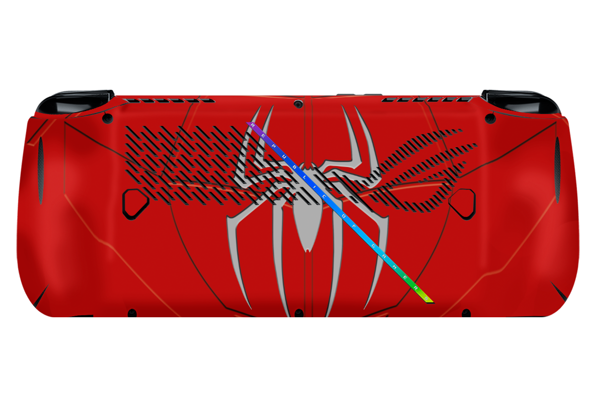 Spider-Man Asus Rog Ally X Handheld Gaming Computer Skin