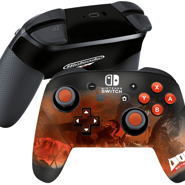 Doom Eternal Skin Nintendo Switch Pro Controller Xonebrand