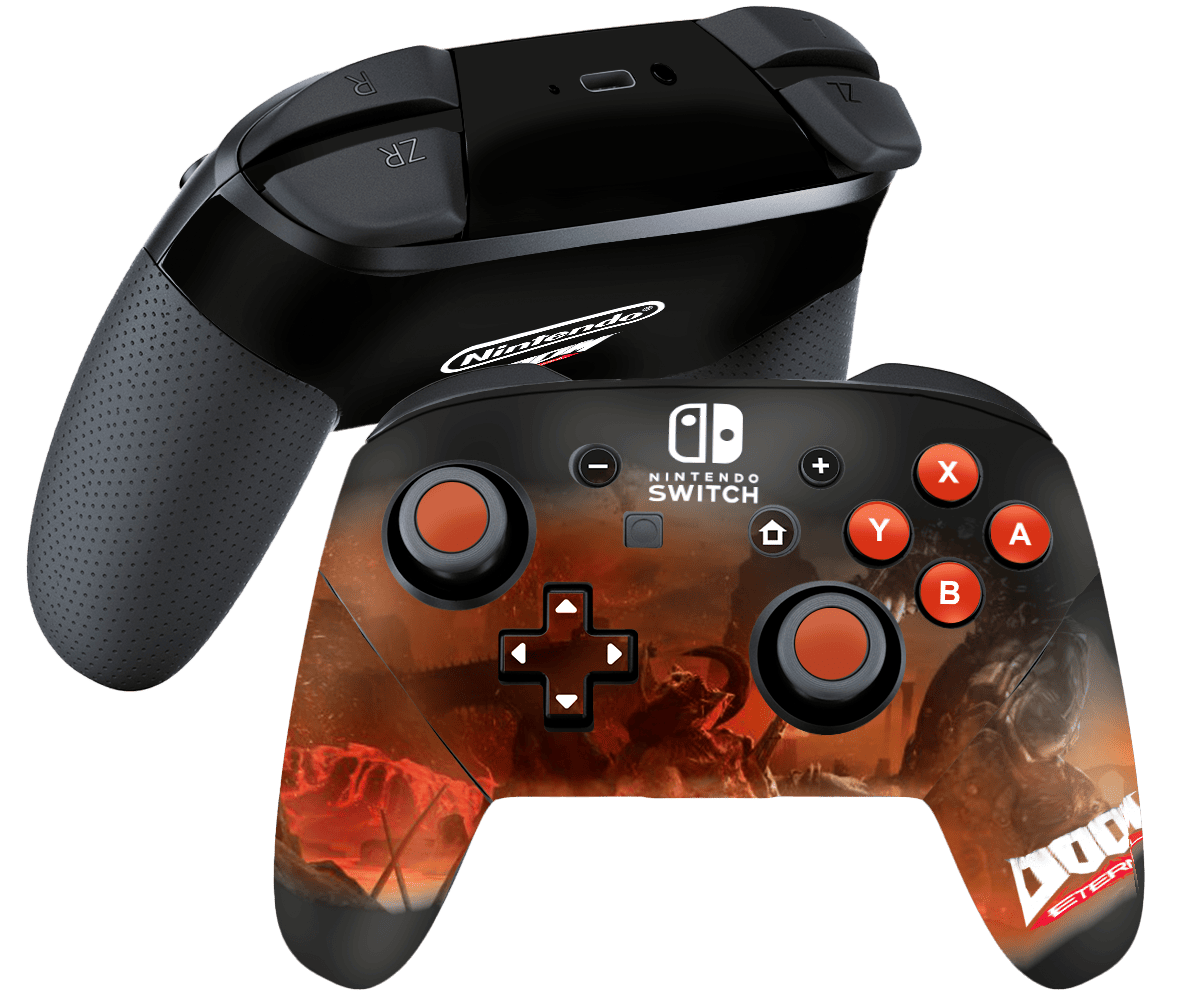 Doom Eternal Skin Nintendo Switch Pro Controller Xonebrand
