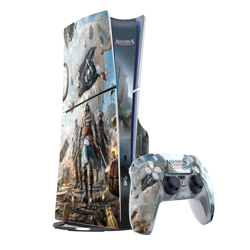 Assassins Creed Black Flag Skin Playstation 5 Slim Xonebrand