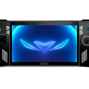 Carbon Fiber Black Asus Rog Ally Handheld Gaming Computer Skin