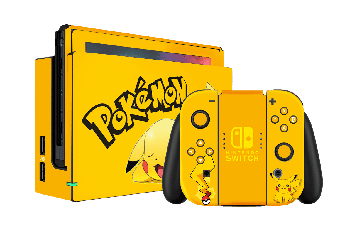 Pokemon Pikachu Skin Nintendo Switch (2017) Xonebrand