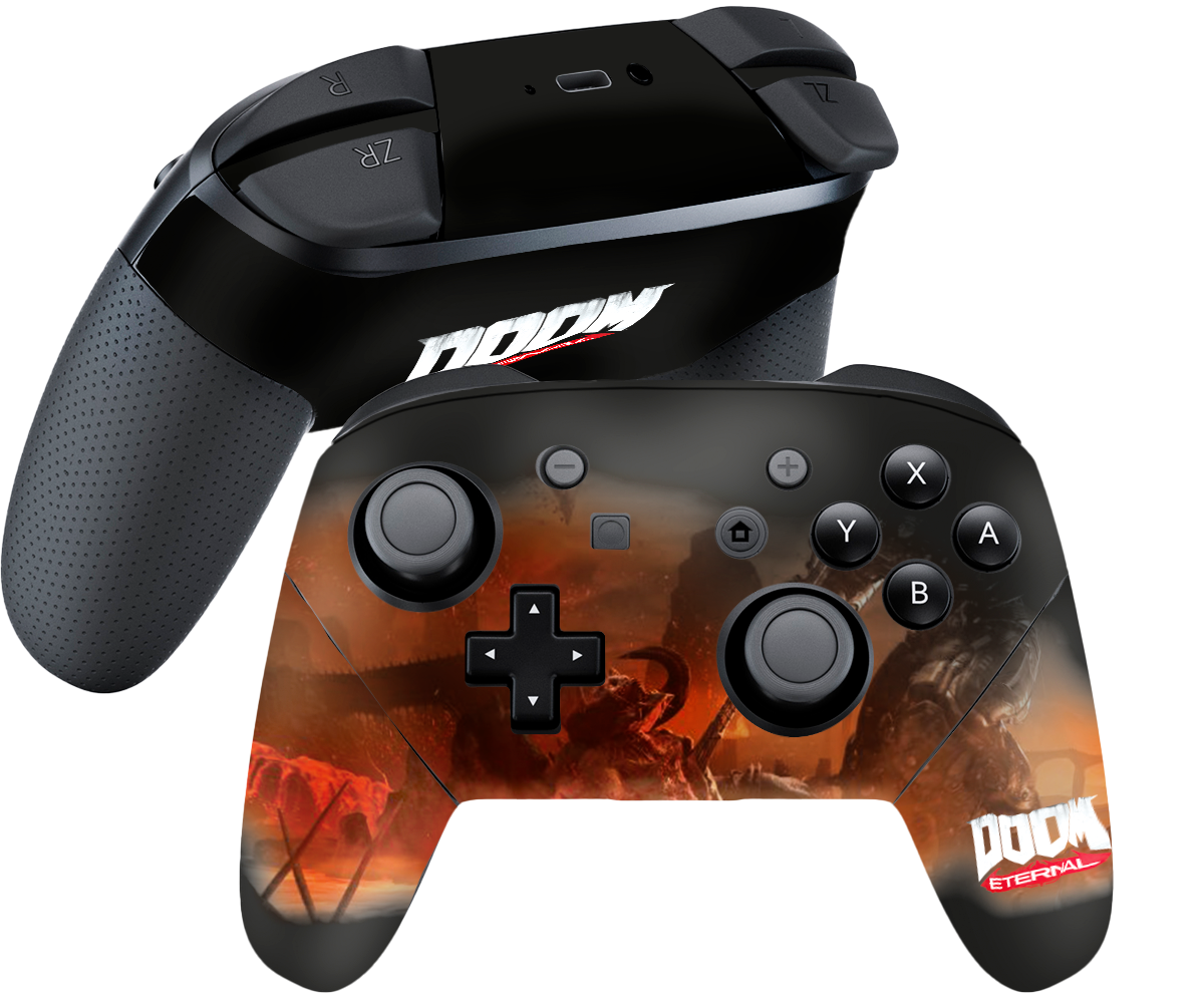 Doom Eternal Skin Nintendo Switch Pro Controller