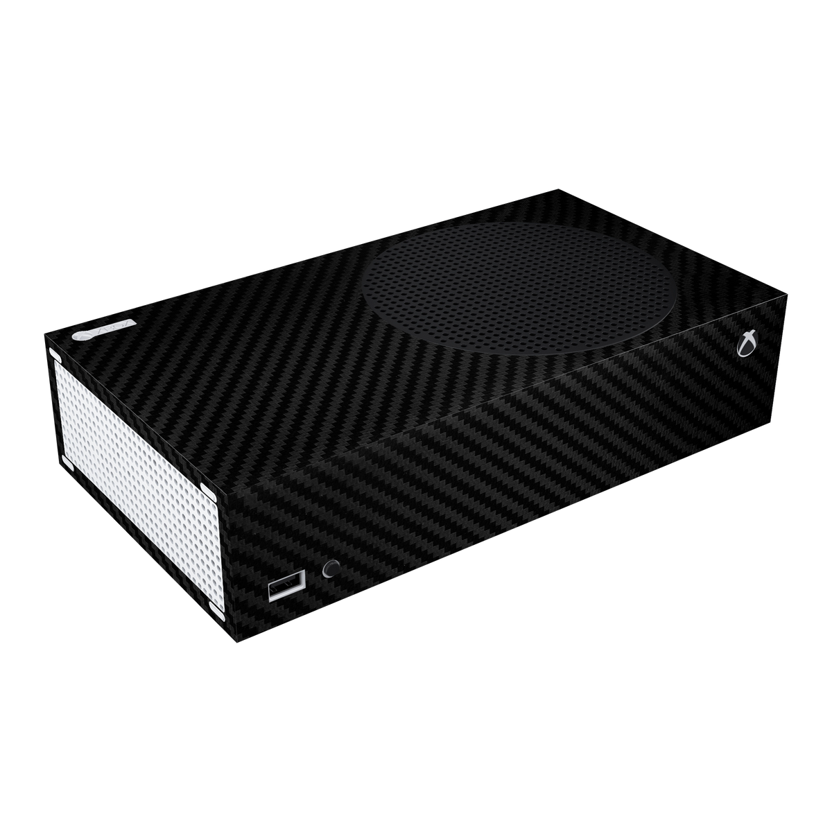 Fibra Carbono Negro Skin Xbox Series S Xonebrand