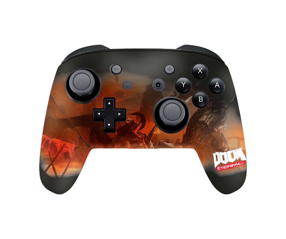Doom Eternal Skin Nintendo Switch Pro Controller