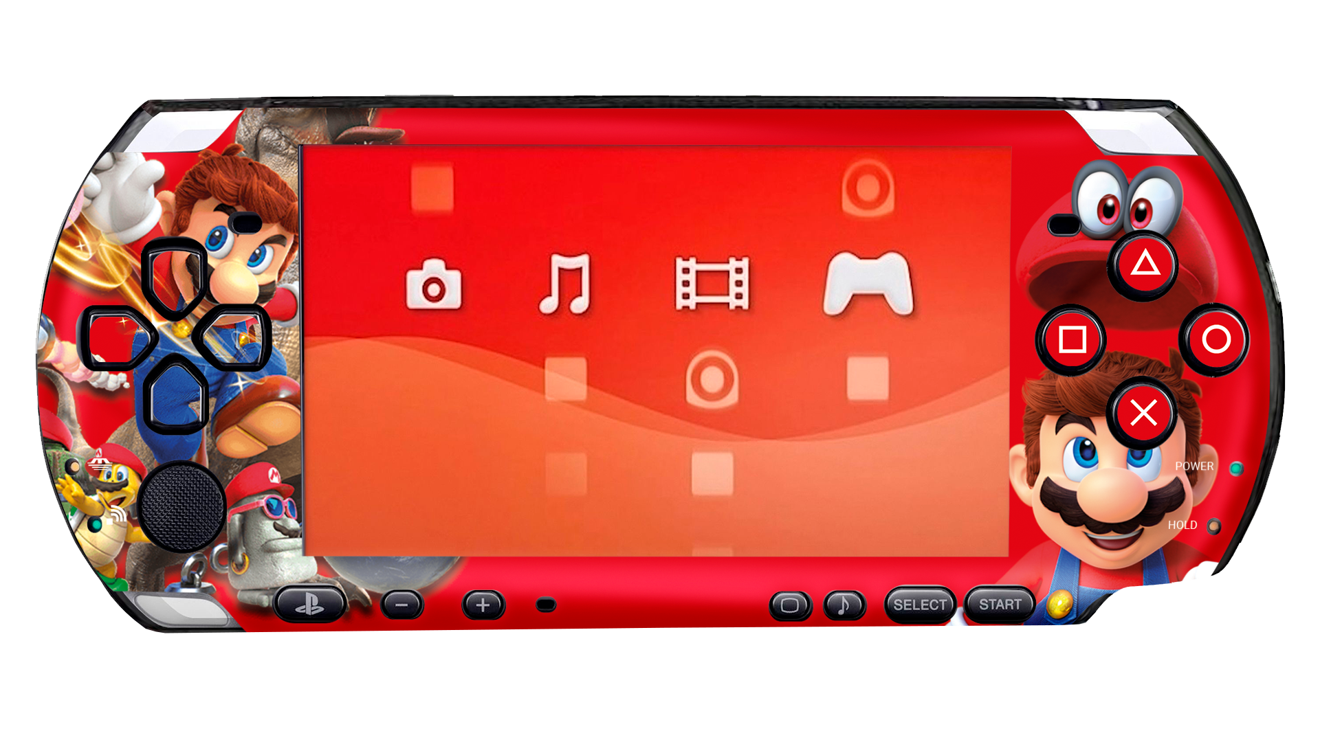 Mario Odyssey Skin Playstation Portable (PSP) Xonebrand