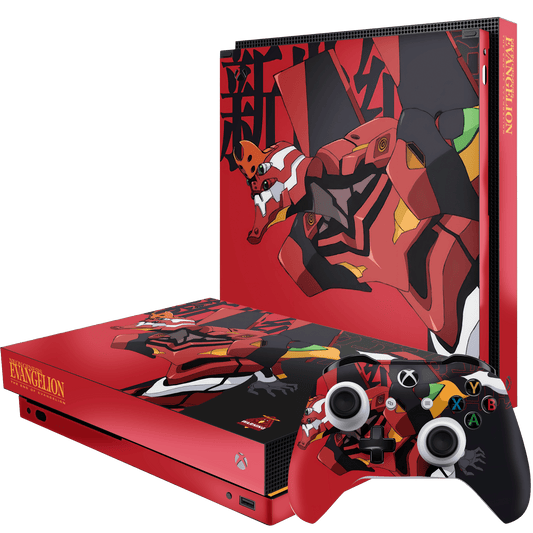 Evangelion Eva-02 Xbox One X Bundle Skin