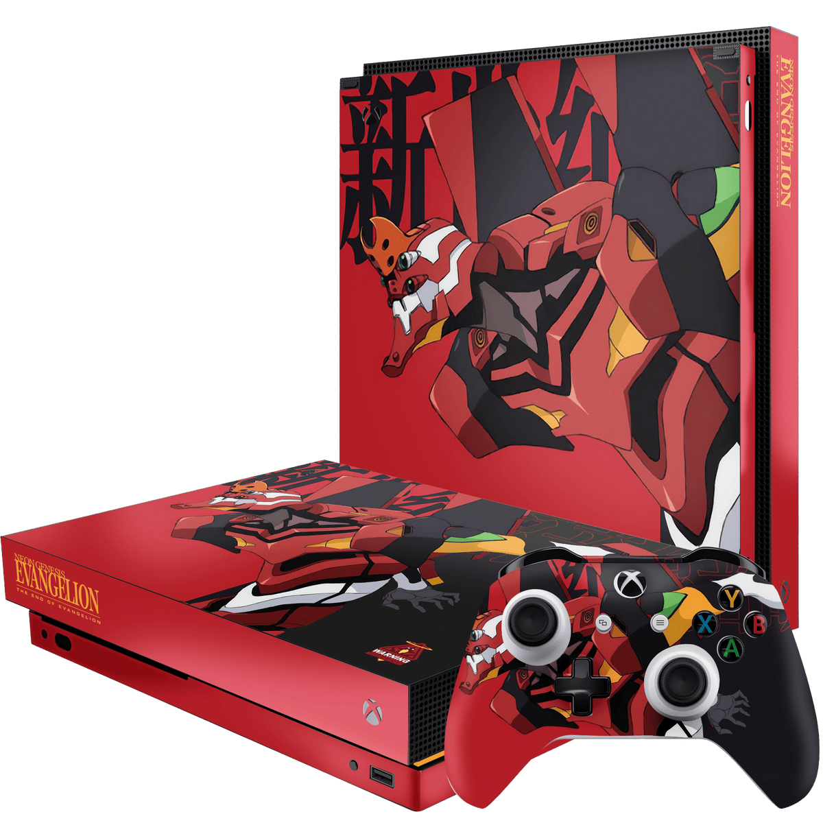 Evangelion eva 02 Skin Xbox One X Xonebrand