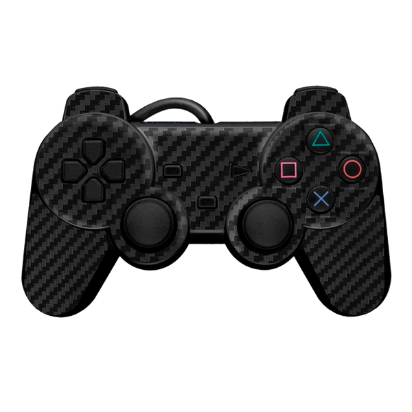 Carbon Fiber Black Skin Playstation 2 Slim