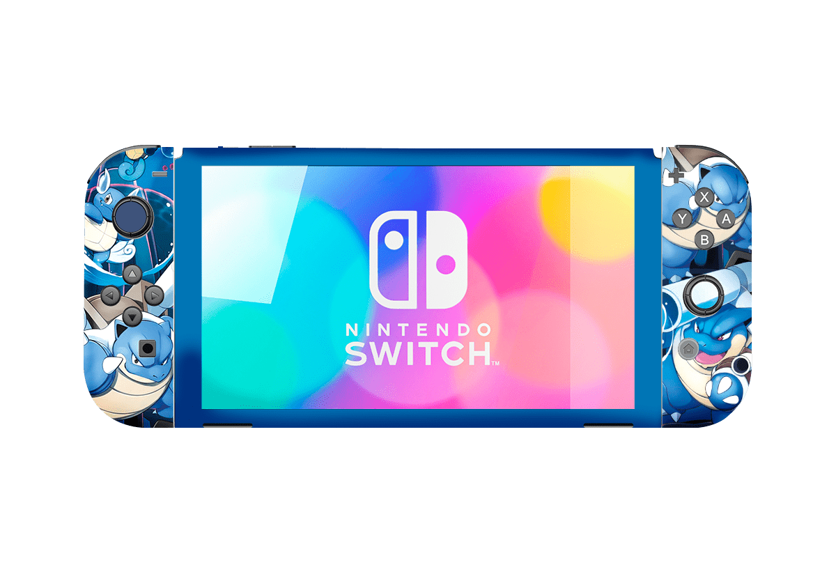Pokemon Squirtle Skin Nintendo Switch OLED (2021) Xonebrand