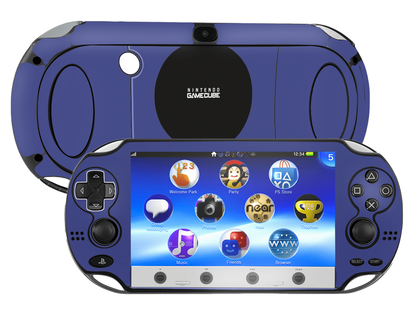 Game Cube Skin Playstation Portable PSVita Fat