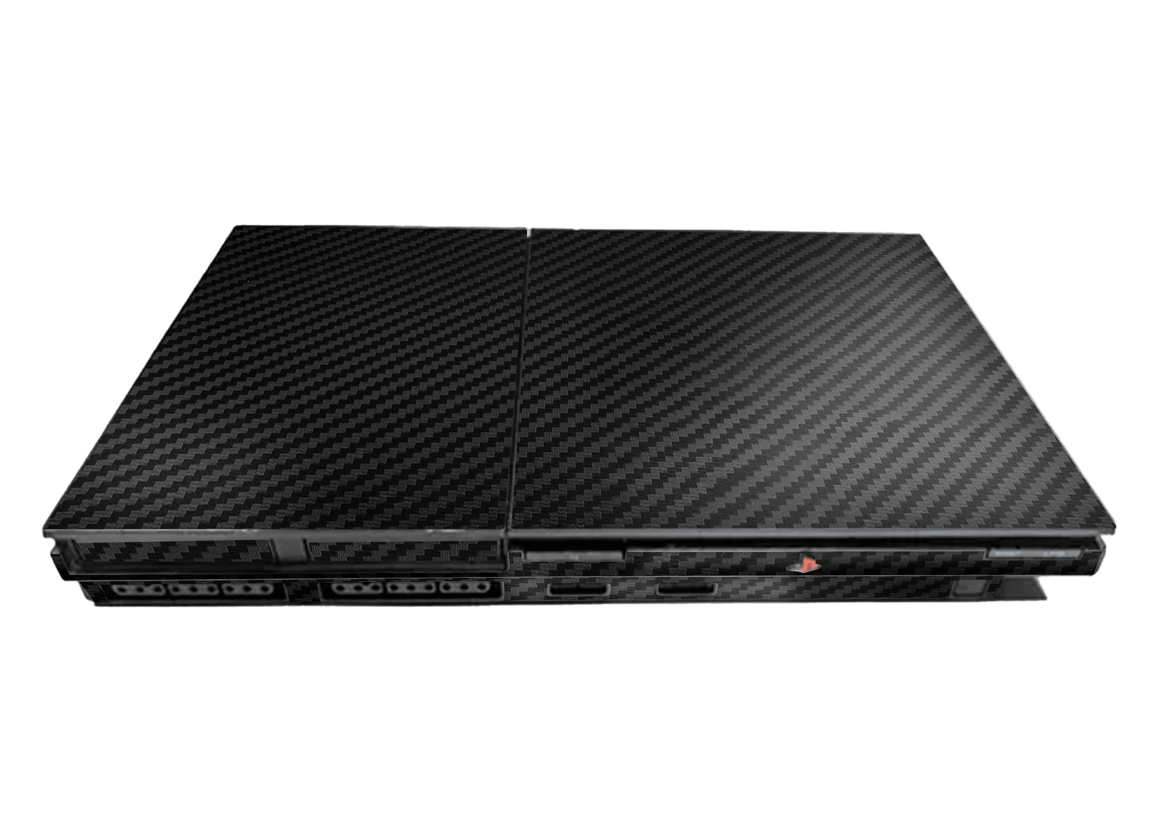Carbon Fiber Black Skin Playstation 2 Slim