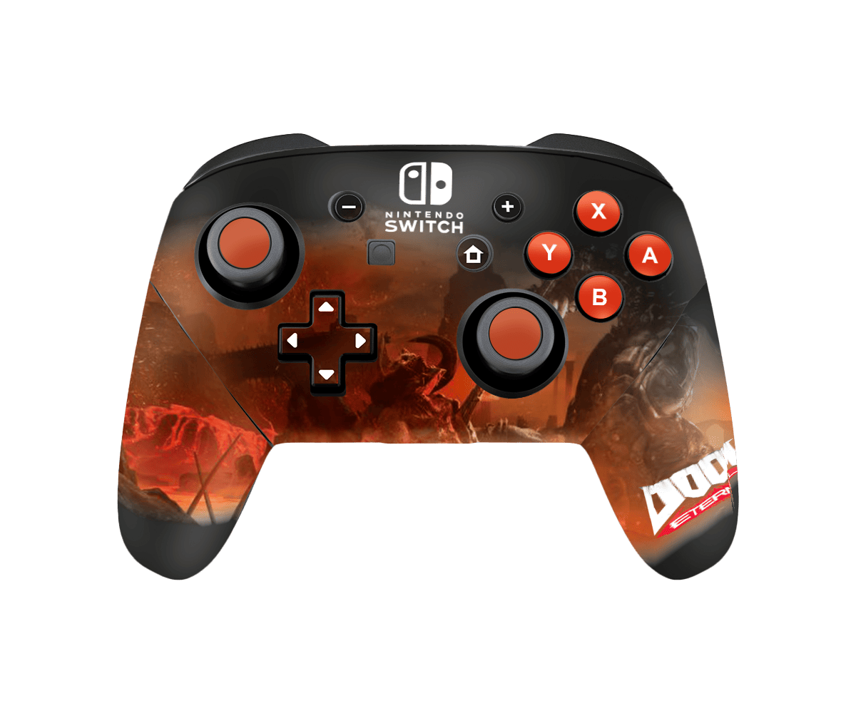 Doom Eternal Skin Nintendo Switch Pro Controller Xonebrand