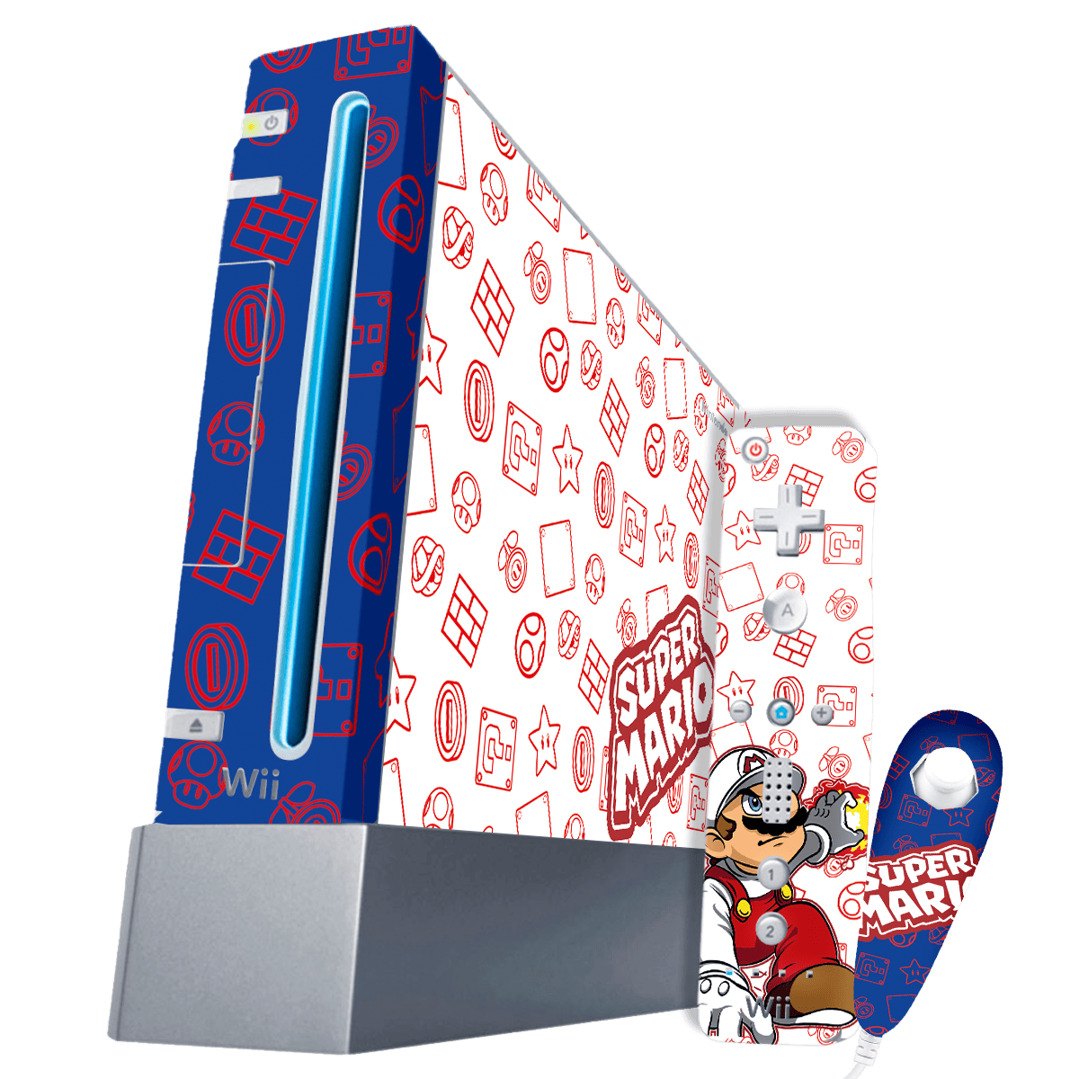 Super Mario Skin Nintendo Wii (2006) Xonebrand
