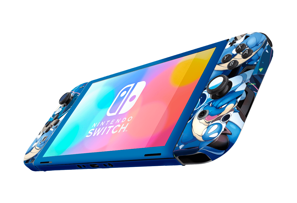 Pokemon Squirtle Skin Nintendo Switch OLED (2021) Xonebrand