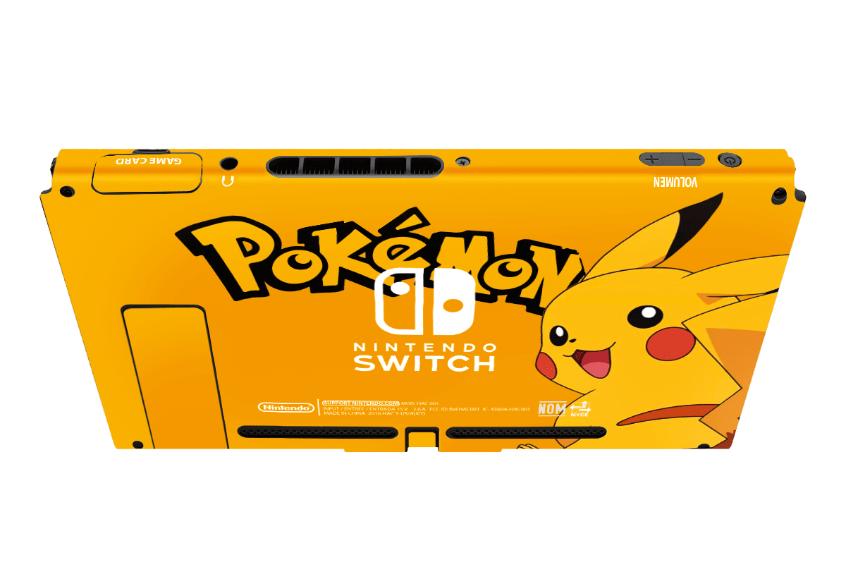 Pokemon Pikachu Skin Nintendo Switch (2017) Xonebrand