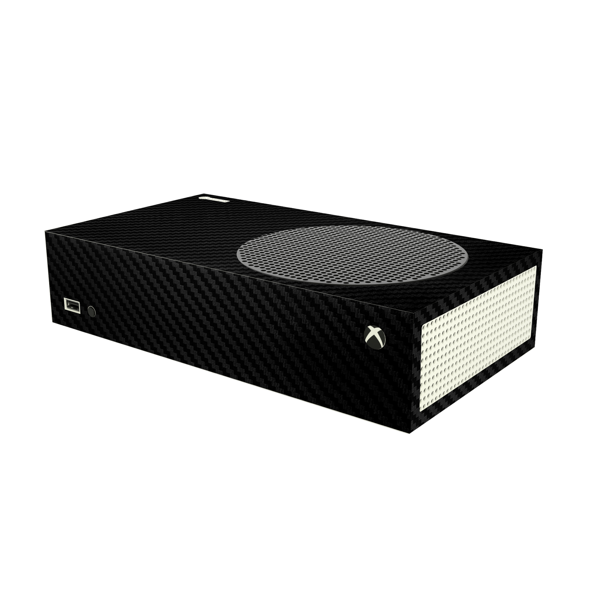 Fibra Carbono Negro Skin Xbox Series S
