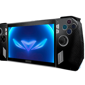 Carbon Fiber Black Asus Rog Ally Handheld Gaming Computer Skin