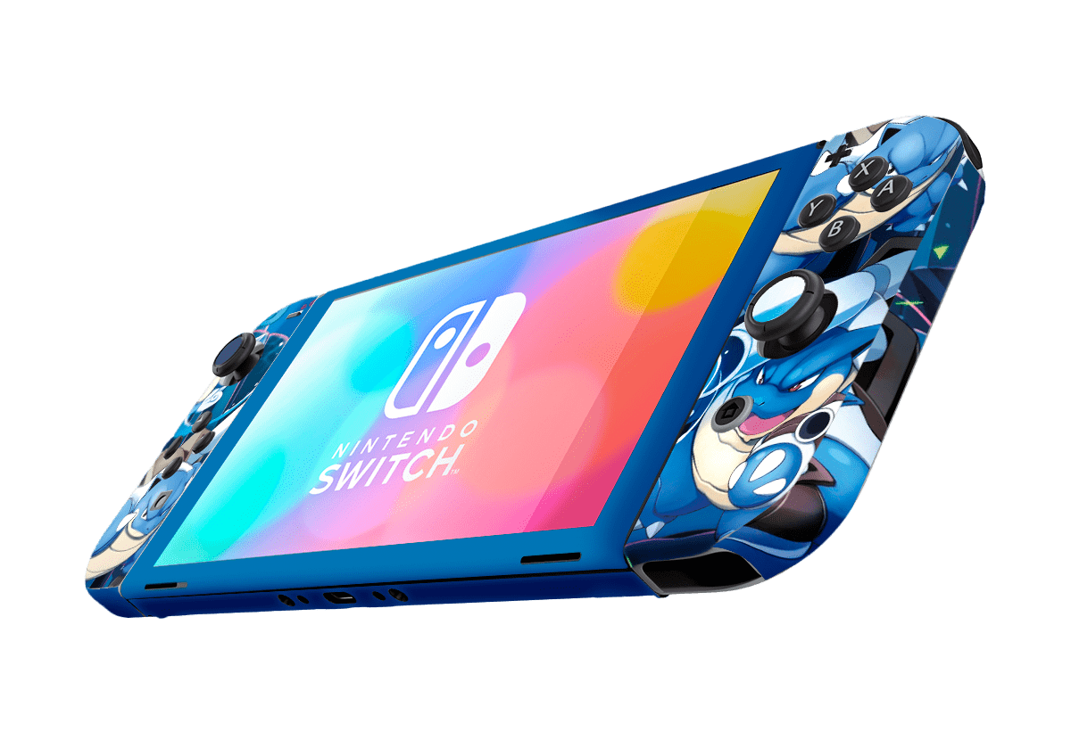 Pokemón Squirtle Nintendo Switch Oled (2021) Skin