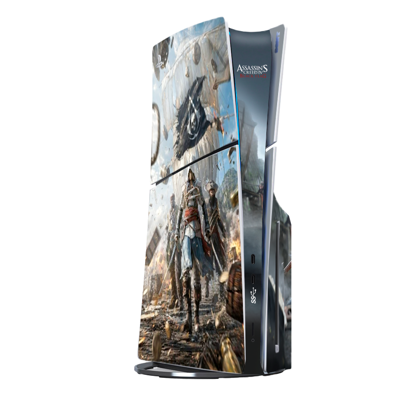 Assassins Creed Black Flag Skin Playstation 5 Slim Xonebrand
