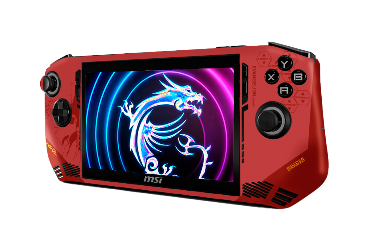 Evangelion Eva 02 Skin MSI Claw A1M Xonebrand