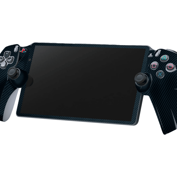 Fibra Carbono Azul Skin Playstation Portal