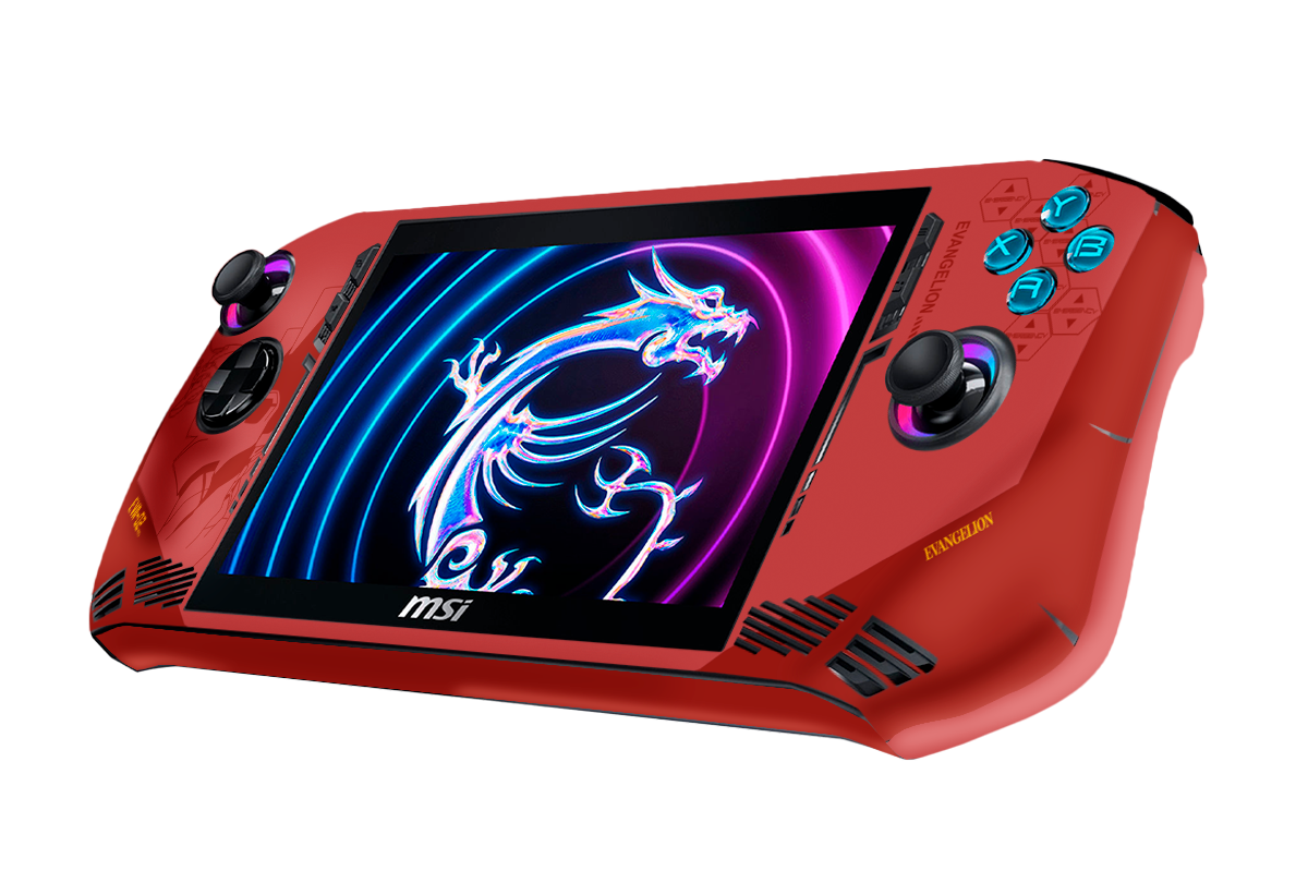 Evangelion Eva 02 Skin MSI Claw A1M Xonebrand