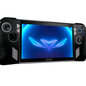 Carbon Fiber Black Asus Rog Ally Handheld Gaming Computer Skin