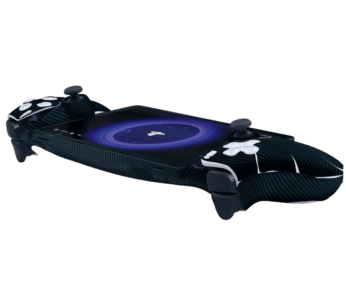 Fibra Carbono Azul Skin Playstation Portal Xonebrand